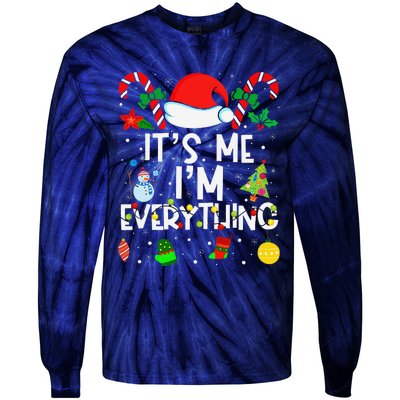 ItS Me IM Everything Christmas Romantic Couple Matching Tie-Dye Long Sleeve Shirt