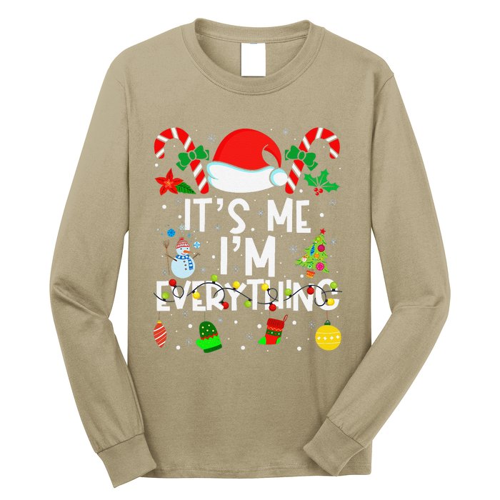 ItS Me IM Everything Christmas Romantic Couple Matching Long Sleeve Shirt