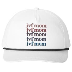 Ivf Mom Infertility Awareness Snapback Five-Panel Rope Hat