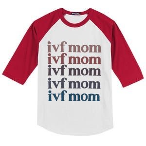 Ivf Mom Infertility Awareness Kids Colorblock Raglan Jersey