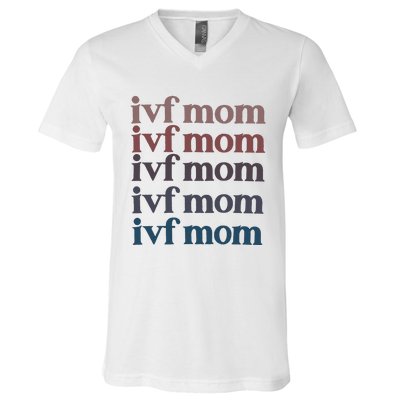 Ivf Mom Infertility Awareness V-Neck T-Shirt