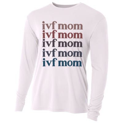 Ivf Mom Infertility Awareness Cooling Performance Long Sleeve Crew