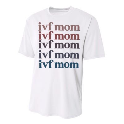 Ivf Mom Infertility Awareness Performance Sprint T-Shirt