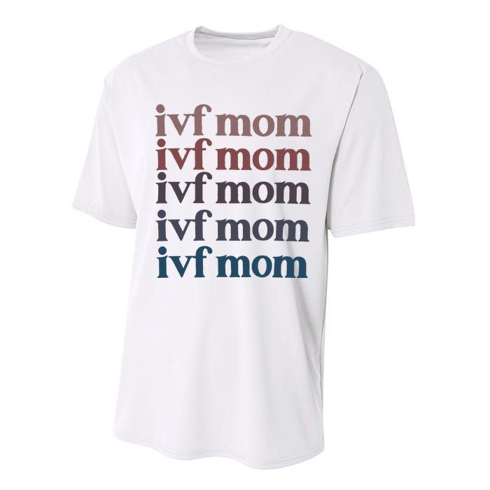 Ivf Mom Infertility Awareness Performance Sprint T-Shirt