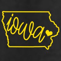 Iowa Map Iowa Lover Heaven Gold Map Cool Comfort Performance Bucket Hat