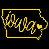 Iowa Map Iowa Lover Heaven Gold Map 16 in Basic Backpack
