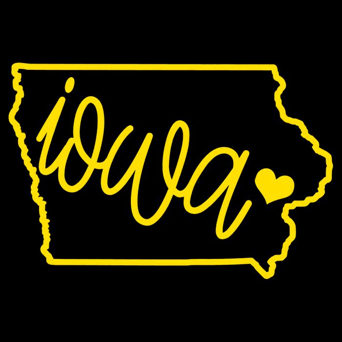 Iowa Map Iowa Lover Heaven Gold Map 16 in Basic Backpack