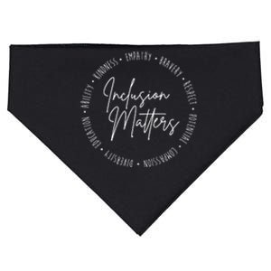 Inclusion Matters Inspirational USA-Made Doggie Bandana