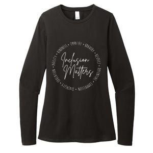 Inclusion Matters Inspirational Womens CVC Long Sleeve Shirt