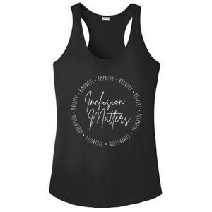 Inclusion Matters Inspirational Ladies PosiCharge Competitor Racerback Tank