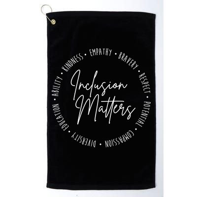 Inclusion Matters Inspirational Golf Towel