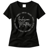 Inclusion Matters Inspirational Womens T-Shirt