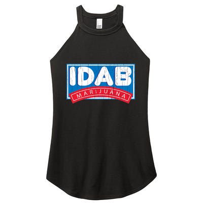 IDab Marijuana Women's Perfect Tri Rocker Tank