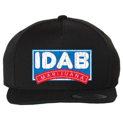 IDab Marijuana Wool Snapback Cap
