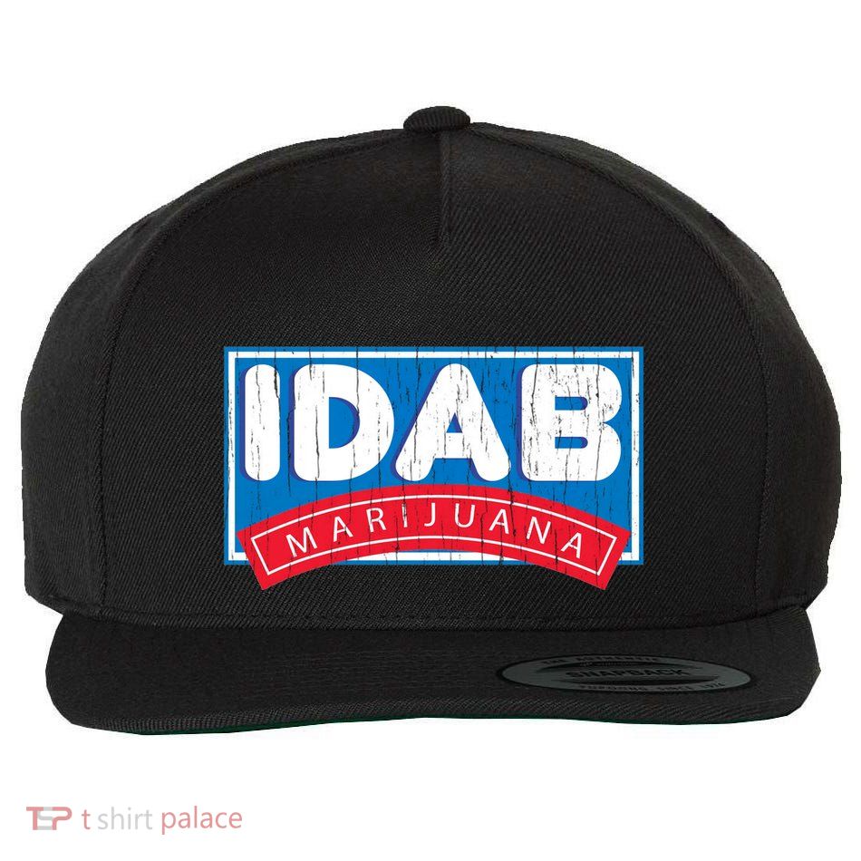 IDab Marijuana Wool Snapback Cap