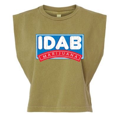 IDab Marijuana Garment-Dyed Women's Muscle Tee