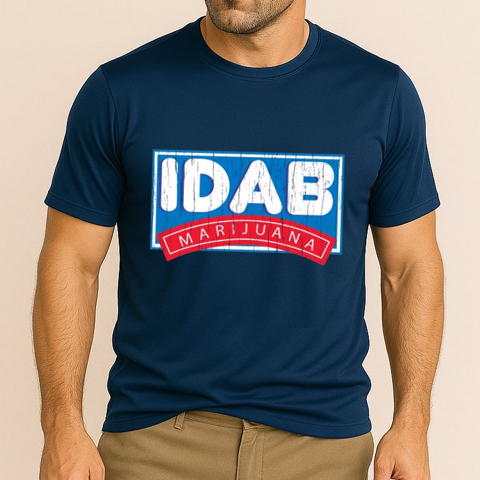 IDab Marijuana Cooling Performance Crew T-Shirt
