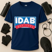 IDab Marijuana Cooling Performance Crew T-Shirt