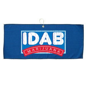 IDab Marijuana Large Microfiber Waffle Golf Towel