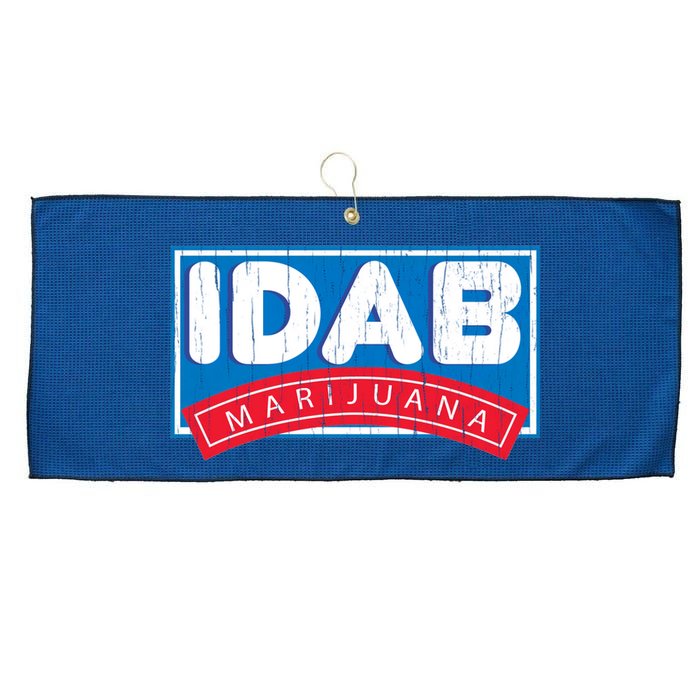 IDab Marijuana Large Microfiber Waffle Golf Towel