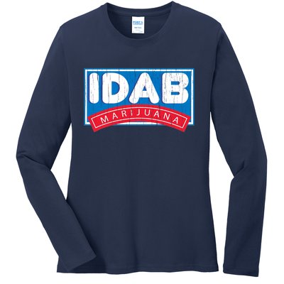 IDab Marijuana Ladies Long Sleeve Shirt