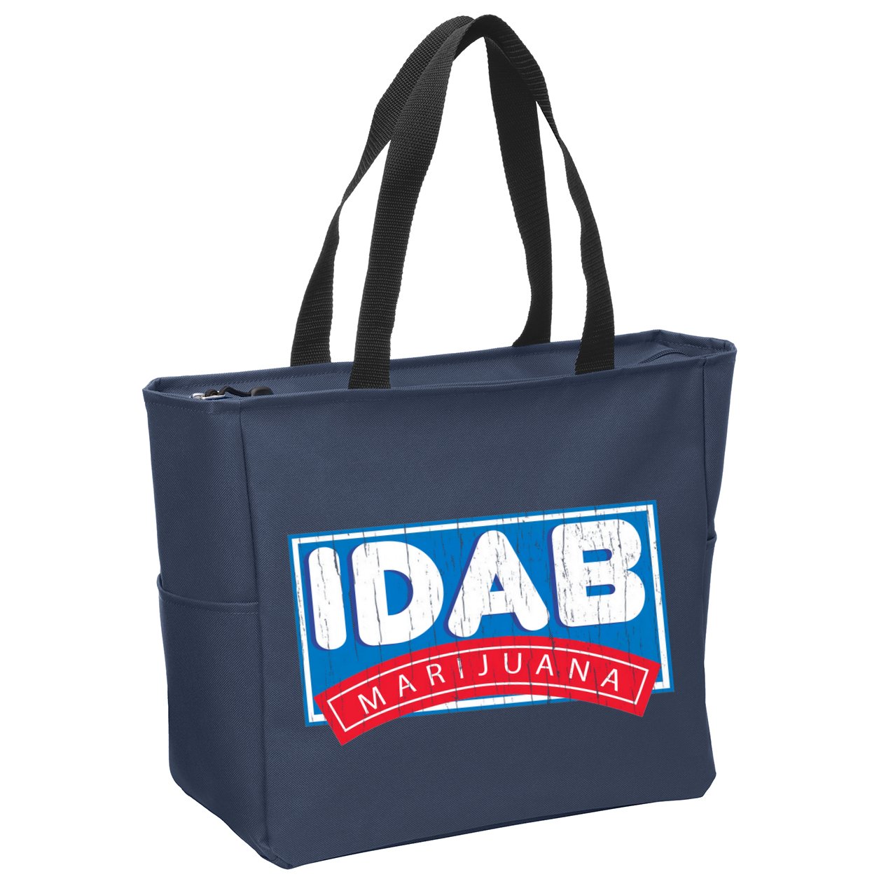 IDab Marijuana Zip Tote Bag