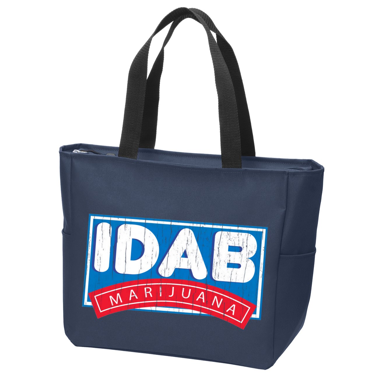 IDab Marijuana Zip Tote Bag