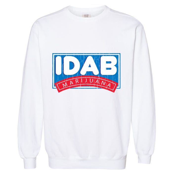 IDab Marijuana Garment-Dyed Sweatshirt