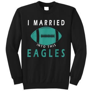 I married into this eagles funny Philadelphia football fan it's A Philly Thing Sweatshirt