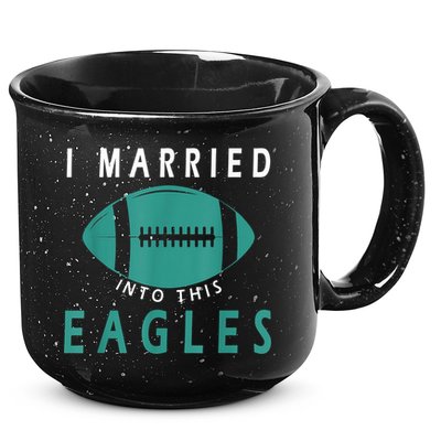 I married into this eagles funny Philadelphia football fan it's A Philly Thing 15oz Campfire Ceramic Mug
