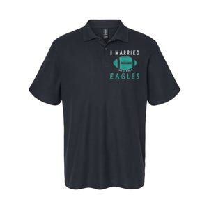 I married into this eagles funny Philadelphia football fan it's A Philly Thing Softstyle Adult Sport Polo