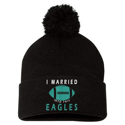 I married into this eagles funny Philadelphia football fan it's A Philly Thing Pom Pom 12in Knit Beanie