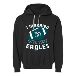 I married into this eagles funny Philadelphia football fan it's A Philly Thing Garment-Dyed Fleece Hoodie