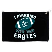 I married into this eagles funny Philadelphia football fan it's A Philly Thing Grommeted Golf Towel