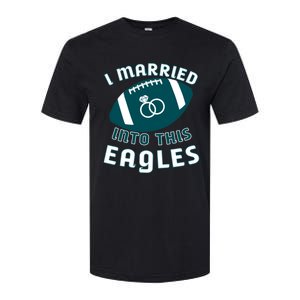 I married into this eagles funny Philadelphia football fan it's A Philly Thing Softstyle CVC T-Shirt