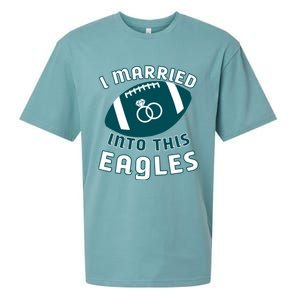 I married into this eagles funny Philadelphia football fan it's A Philly Thing Sueded Cloud Jersey T-Shirt