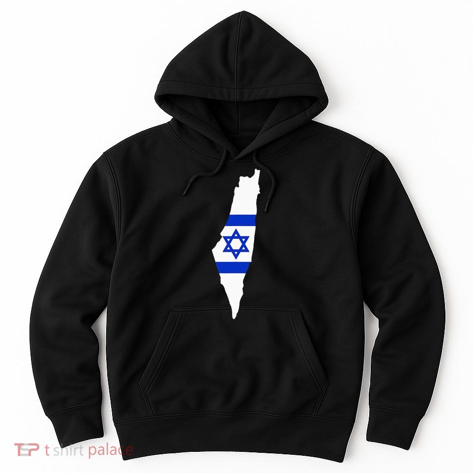 Israel Map Hoodie