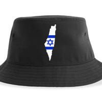 Israel Map Sustainable Bucket Hat