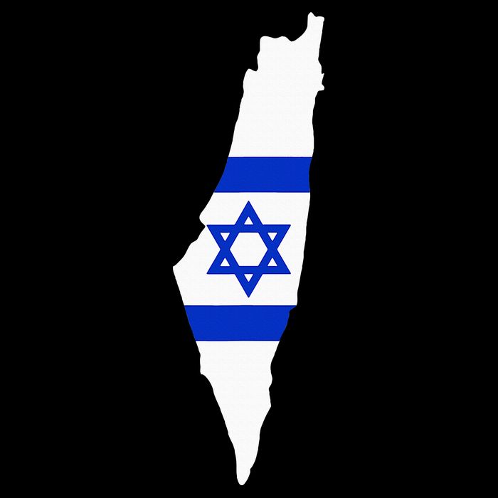 Israel Map Sustainable Bucket Hat