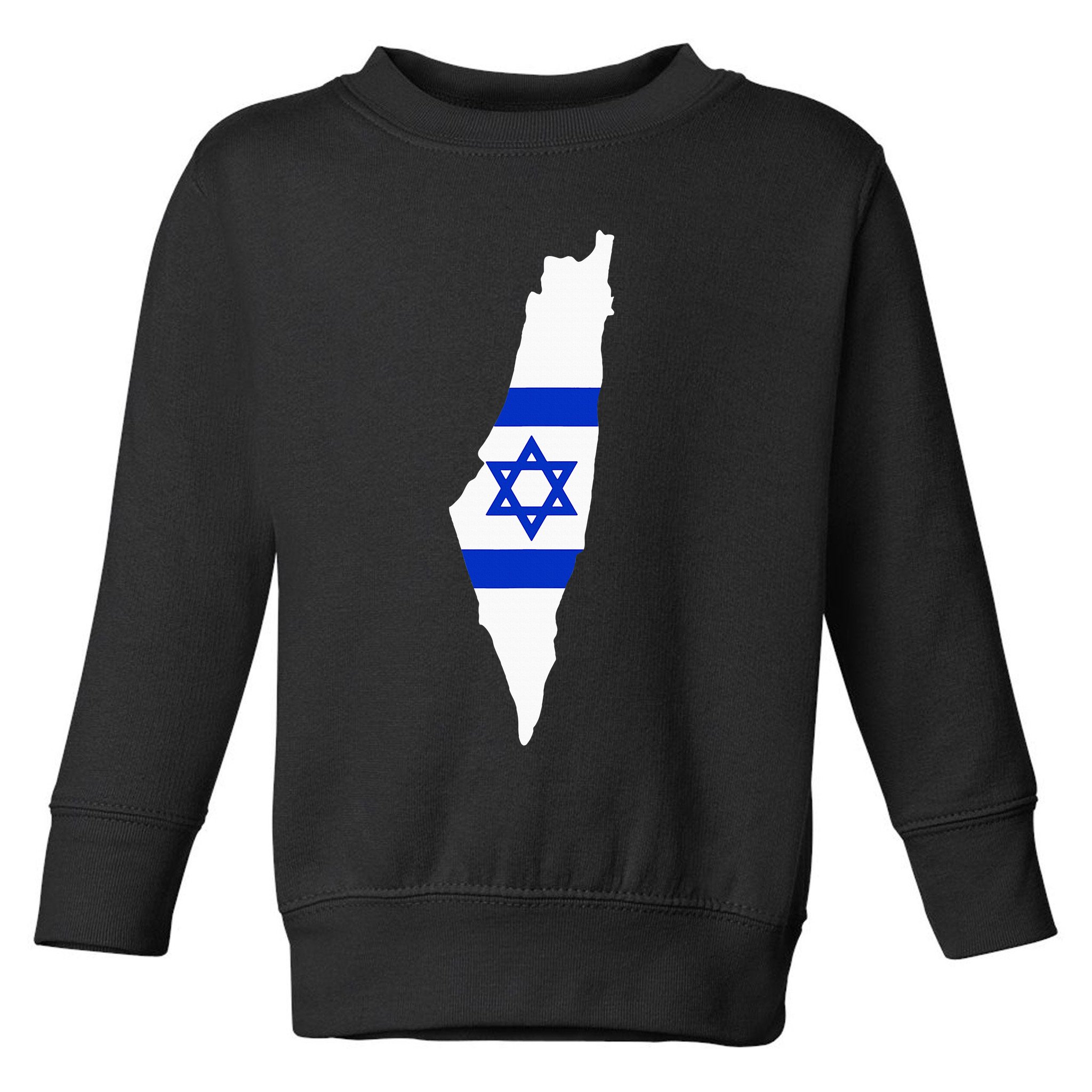Israel Map Toddler Sweatshirt