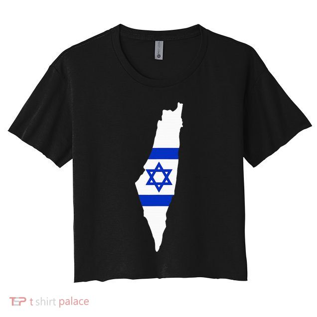 Israel Map Crop Top