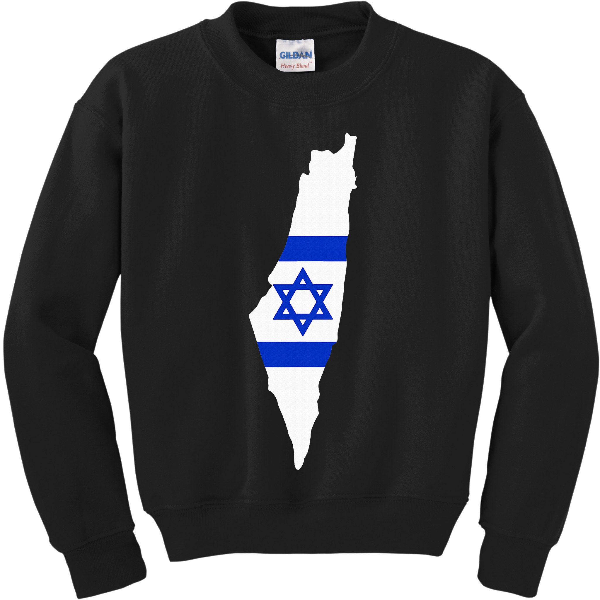 Israel Map Kids Sweatshirt