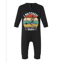 I Matched Internal Medicine 2024 Medical Resident Match Day Infant Fleece One Piece