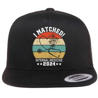 I Matched Internal Medicine 2024 Medical Resident Match Day Flat Bill Trucker Hat