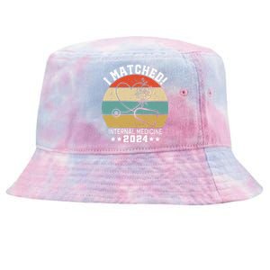 I Matched Internal Medicine 2024 Medical Resident Match Day Tie-Dyed Bucket Hat