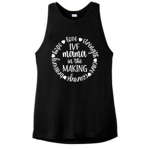 Ivf Mama In The Making Ivf Transfer Day Embryo Transfer Funny Gift Ladies PosiCharge Tri-Blend Wicking Tank