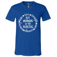 Ivf Mama In The Making Ivf Transfer Day Embryo Transfer Funny Gift V-Neck T-Shirt