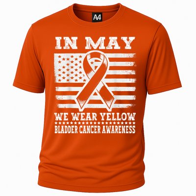 In May I Wear Yellow For Bladder Cancer Awareness Month Cooling Performance Crew T-Shirt