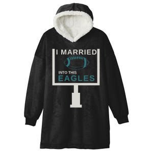 I Married Into This Eagle_s Hooded Wearable Blanket