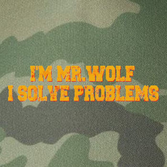 IM Mr.Wolf I Solve Problems Legacy Tie Dye Trucker Hat